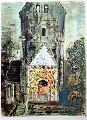 Lot 451 - John Piper (British, 1903-1992)
Besse, Dordogne, 1968 (Levinson 188)
33/70, signed and numbered in