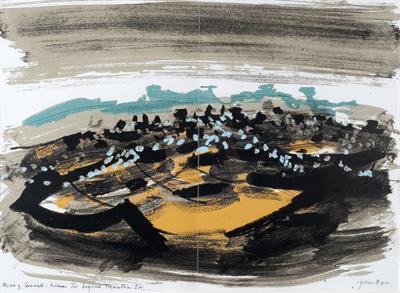 Lot 464 - ‡John Piper (British, 1903-1992)
Stones and Bones XI, Moors of Cornwall: Kilman Tor beyond Trewartha