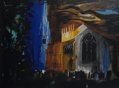 Lot 468 - ‡John Piper (British, 1903-1992)
Long Sutton, 1985 (Levinson 374)
76/100, signed and numbered in