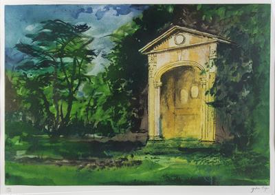 Lot 470 - John Piper (British, 1903-1992)
Temple of Flora, 1988 (Levinson 409)
100/100, signed and numbered in