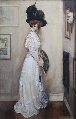 Lot 475 - George Owen Wynne Apperley (British, 1884-1960)
Hilda May Wynne-Apperley, 1908
signed and dated