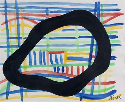 Lot 482 - Hans Sanden (Swedish, 1945-1989)
Untitled, 1976
initialled and dated (lower right)
watercolour
22