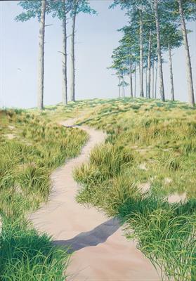 Lot 485 - Graham Hillier (British, 1946-2006)
Pines Close to Holkham, Norfolk, 1991
signed and dated (lower