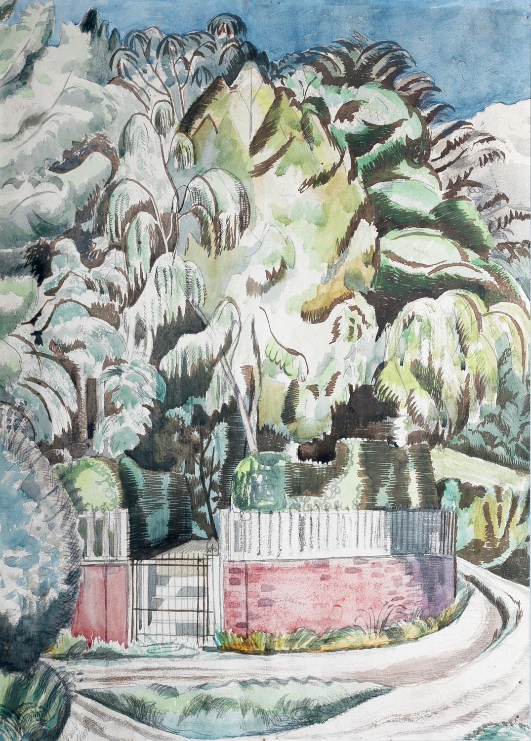 Lot 500 - ‡Paul Nash (British, 1889-1946)
The Corner, 1919
signed in pencil (lower left), titled (to