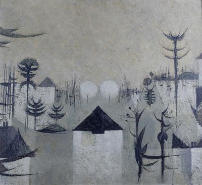 Lot 540 - ‡Alan Reynolds (British, 1926-2014)
Two Trees in Blossom, 1952
signed and dated (lower right)
oils