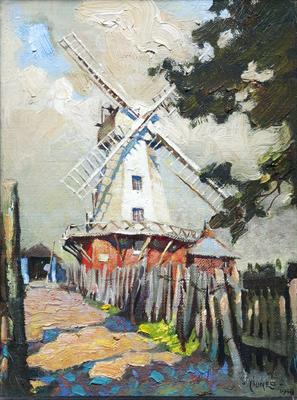 Lot 593 - Terence Cuneo (British, 1907-1996)
'The Old Smock Mill, Kent', 1948
signed and dated (lower
