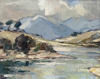 Lot 614 - Marjorie Henry (British, 1900-1974)
Hilltown and The Mournes, Northern Ireland
the former signed