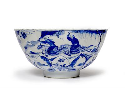 Lot 15 - A Chinese blue and white bowl