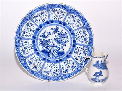 Lot 34 - A Chinese blue and white porcelain charger