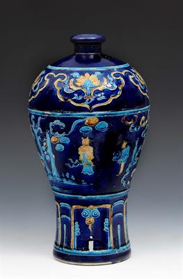 Lot 61 - A Chinese Northern Fahua Meiping vase