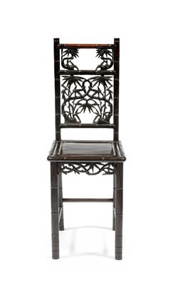 Lot 332 - A Chinese rosewood side chair