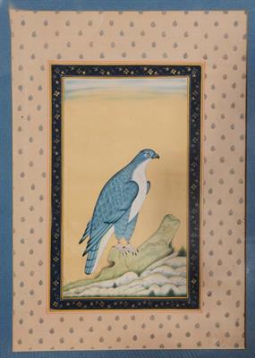 Lot 629 - A pair of Jaipur school pictures of birds
