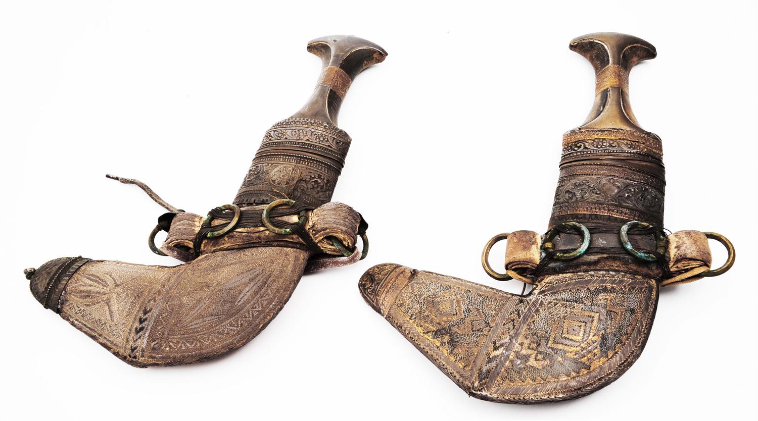 Lot 655 - Two Persian daggers