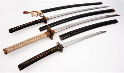 Lot 669 - Three Katana Samurai Swords