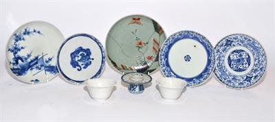 Lot 767 - A Japanese blue and white Arita shallow dish