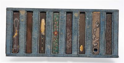 Lot 800 - A collection of eight Japanese Kozuka
