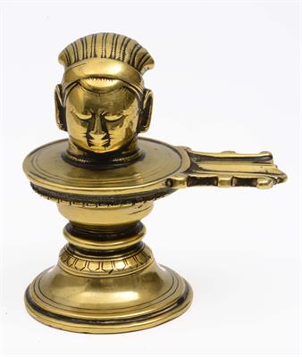 Lot 802 - An Indian bronze ceremonial candle holder