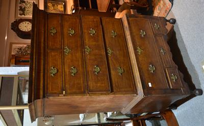Lot 10 - An 18th Century walnut chest on stand
