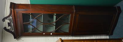 Lot 21 - A 19th Century mahogany corner cabinet
