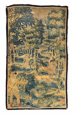 Lot 41 - A late 17th Century Flemish tapestry fragment