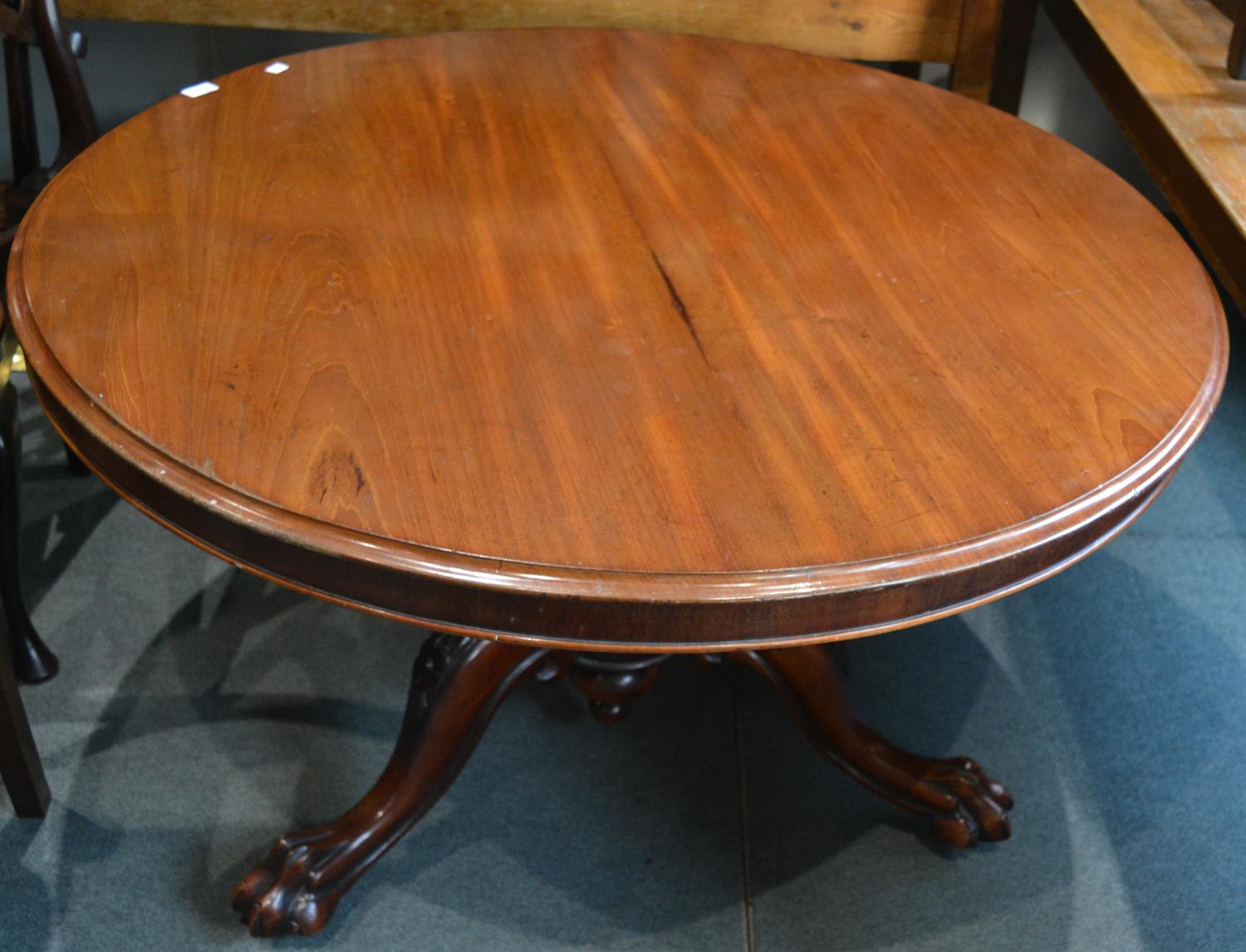 Lot 83 - A Victorian mahogany circular breakfast table