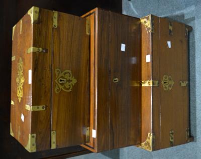 Lot 89 - Three small campaign type boxes