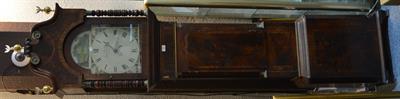 Lot 98 - A Victorian mahogany and inlaid longcase clock
