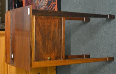 Lot 109 - A mahogany small pot cupboard