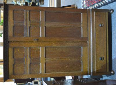 Lot 111 - A Heals oak wardrobe