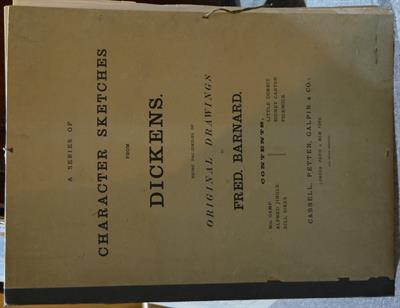 Lot 249 - A folio - A Series of Character Sketches from Dickens
