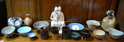 Lot 271 - A collection of studio pottery