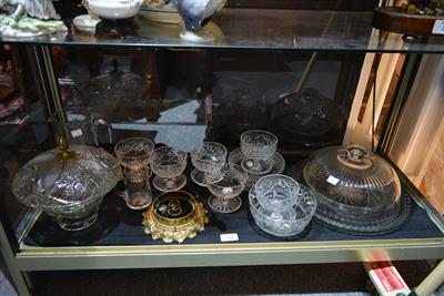 Lot 281 - A cut glass centre light