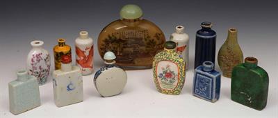Lot 321 - A Chinese inside decorated ovoid snuff bottle