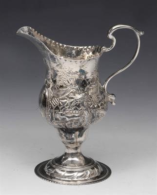 Lot 362 - A Georgian silver jug
