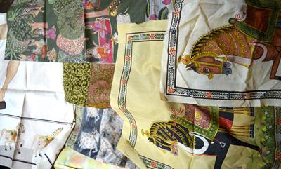 Lot 428 - A collection of Indian and other textiles