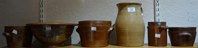 Lot 432 - A 19th Century stoneware colander