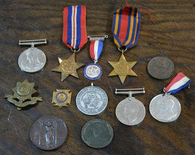 Lot 436 - A group of World War II medals