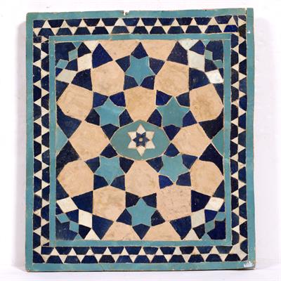 Lot 20 - Timurid tile panel