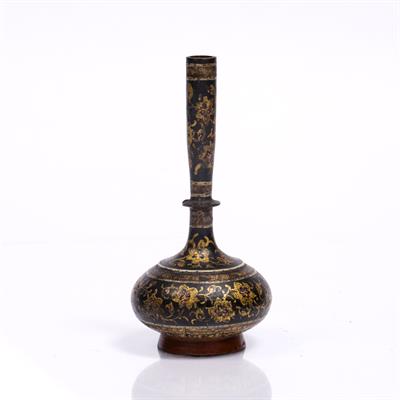 Lot 80 - Painted wooden bottle