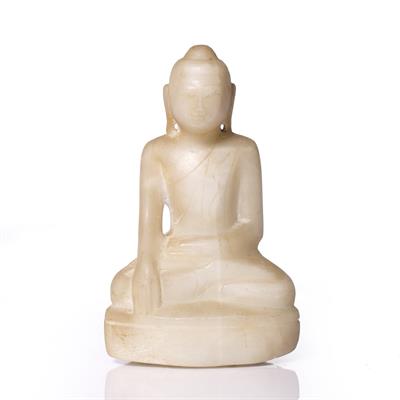 Lot 119 - Carved figure of Buddha