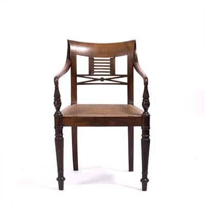 Lot 129 - Anglo-Indian armchair