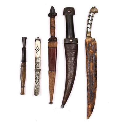 Lot 130 - Five daggers