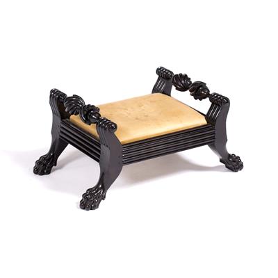 Lot 132 - Ebony stool