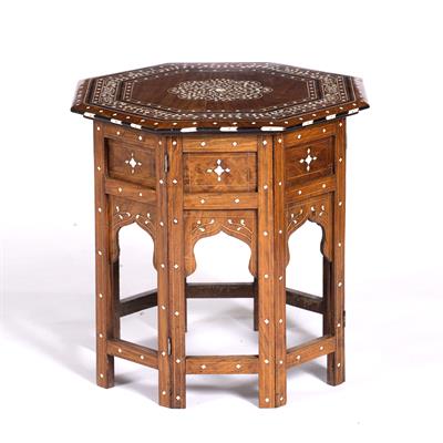 Lot 133 - Hardwood occasional table