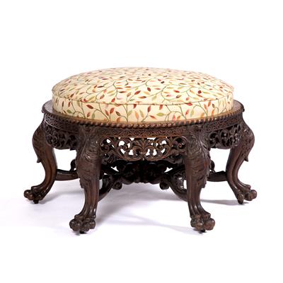 Lot 134 - Large stool