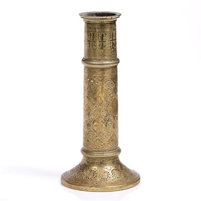 Lot 212 - Qajar candlestick