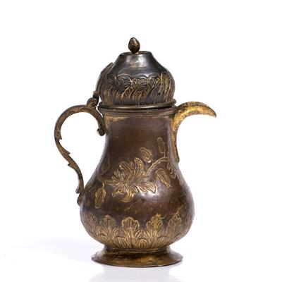 Lot 214 - Tombak coffee pot