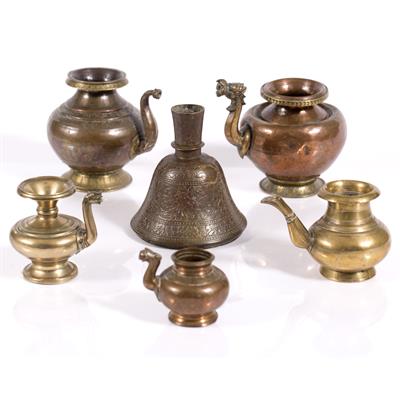 Lot 231 - Copper hookah base