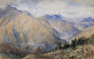 Lot 325 - Watercolour view