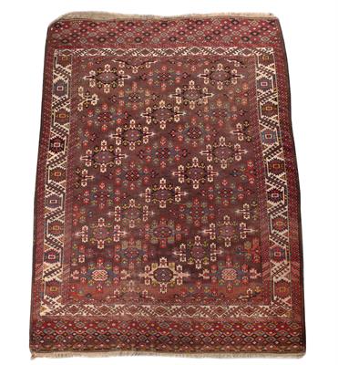 Lot 352 - Large Turkoman carpet